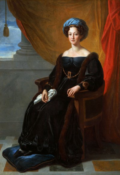 Portrait of Klementyna Ostrowska née Sanguszko by Vincenzo Camuccini
